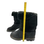 Sorel  Suede Shearling Foldover Tall Black Boots Black Size 7M Photo 7
