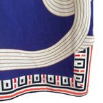 Diane Von Furstenberg EUC  Silk Jersey Tunic Dress Blue Swirls Size 6 Photo 5