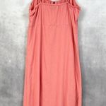 Old Navy  Women Cami Dress L Tall Pink Sugar Poppy Boho Coastal Minimalist Resort Photo 3