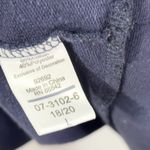 Roamans Plus Size 18W‎ 20W Sweatshirt Top Rhinestone Sleeve Studded Blue 1070 Photo 9