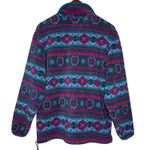 LL BEAN Vintage 90s L Polartec Southwest Fleece Pullover Jacket Made in USA Rare Blue Size L Photo 3