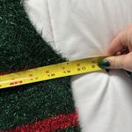 99 Jane Street Christmas Cardigan Womens Medium Green Open Front Holiday Vest Photo 3