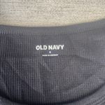 Old Navy Black Ribbed Long Sleeve Thermal Top Women's Size S New With Tags Photo 2