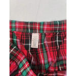 Victoria's Secret  Red Black Plaid 2 Piece Pajama Set Size XL Photo 4
