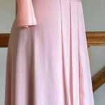 Clothes Mentor No Tag Peach Satin Sheer Wrap Look NWT. Sz XL Pleated In Front. Photo 4