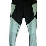 Calia By Carrie Underwood Teal Grey Colorblock Athletic Workout Leggings small Green Photo 0