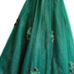 Sparkly Hunter Green Prom/ Quinceañera Dress Size 8 Photo 3