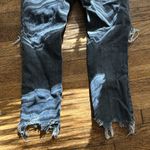 Black Ripped Jeans Size 24 Photo 4