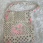 Free People Floral Star Polka Dot Shopping Bag Tote Reusable Photo 0