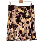 Diane Von Furstenberg  Y2K Silk animal print A-Line Skirt size 12 Photo 1