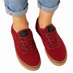 Vans Off the Wall Maroon Unisex TB4R Skater Shoes Size 8.5 Womens EUC Photo 0