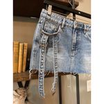 retrofete Sherona Denim Mini Skirt Oasis Womens Size 25 Blue Photo 6