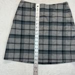 Nike Golf Skort Plaid DRI-FIT Athletic Performance Skirt Gray Black Size 4 Photo 2