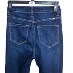 431. Kancan high rise dark wash distressed button fly Jeans Sz 1/24 #718 Blue Photo 5