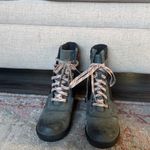 Sorel Women's Black and Gray Lace-Up Boots Wedge Anole Booties Waterproof 7.5 Photo 1