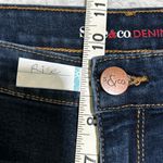 Style & Co . Dark Blue Flare Jeans Photo 3