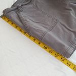 prAna shorts flat front back/front pockets button/zip closure size 12 Photo 1