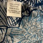 True Destinations Swimsuit Shirt Dress Summer Beach coverup EUC! Blue Size L Photo 2