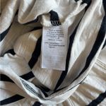 Madewell  Black and White Striped Tank Top Photo 5