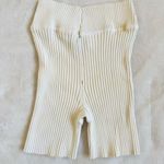 NBD Downtown Ribbed Short in White Photo 6