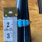 Genuine Sleeping Beauty Turquoise Sterling Silver Ring Size 9 Photo 6