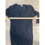 Smash + Tess Black Ribbed‎ Long Sleeve Romper Jumpsuit Loungewear Size L Photo 2