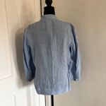 Kasper 100% Linen Women's Blazer Light Blue Size 10 Photo 4