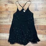 Free People Intimately Size XS Flowy Embroidered Ruffle Boho Slip Dress Lace Y2K Photo 0