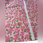 Bay Studio Petite Pink Green White Retro Preppy Feminine Floral Lace Skirt Size 10P Photo 1