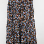 Japna Womens Maxi Skirt Sz S Floral Tiered Boho Cottage Witchy Whimsigoth Fairy Grunge Photo 0