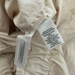 Lou & grey  Tan Cotton Elastic Drawstring Waist Pocket Cropped Pants Size Large Photo 8