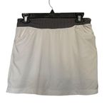 Adidas  White Gray Golf Tennis Skort w/ Pockets Size XL EUC #4866 Photo 0