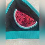 Watermelon sequined teal/red/black lightweight no underwire bra; size M Pink Size M Photo 1