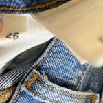 Reformation Blue Denim Celtic Cynthia High Pintuck Relaxed Fit Jeans Womens 26 Photo 9