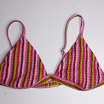Aerie Women's Smocked Triangle Bikini Top Size XL Photo 5