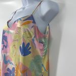 Chi Chi London CHI CHI Cami Strap Midi Slip Dress Sz 10 Pastel Floral Festival Satin Fairy Photo 3
