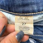 BKE  Stella Distressed Stretch Blue Jean Shorts Size 27 ABK1930 Photo 4