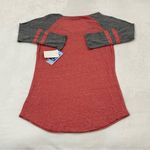 Nba Atlanta Hawks  Basketball 5th & Ocean Red 3/4 Long Sleeve Tee Shirt Women’s S Photo 7