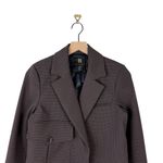 House Of Harlow Plaid Cropped Blazer Brown Sz XS Photo 1