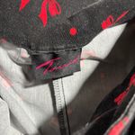 Torrid VTG Dress 18 Black Red Bow Print Off Shoulder Pinup Rockabilly Y2K Retro Photo 3