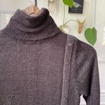 Desigual Long Freya Turtleneck Tunic Sweater Knit Chiffon $122 M Photo 2