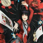 Kakegurui Yumeko Jabami Anime Black T Shirt Women’s Size Medium Cotton Gambling Photo 2