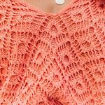 VICI NEW -COLE VALLEY CHENILLE SWEATER - SALMON ORANGE Photo 7