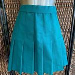 Size M//Vintage Teal Green Pleated Preppy Tennis Mini Skirt Size M Photo 0