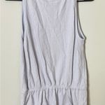 Lilla P Tie Waist Tank Dress Clearwater Waffle Small Excellent Condition Gray Photo 7