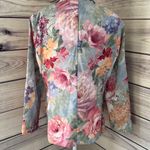Vintage 80s / 90s Colorful Floral Boxy Fit Blazer Jacket Multi Size M Photo 6