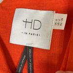 HD in Paris Anthropologie  Orange Ardmore Textured Knit Dress Size-4. Photo 3
