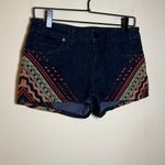 BDG Multi-colored Embroidered Denim Shorts Size 27 Photo 2