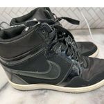 Nike  Air Force Sky High Black Hidden Wedge Shoes Womens Size 9 629746-001 Photo 5