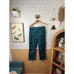 Anthropologie  Teal Camouflage Austin Straight Cargo Pants - Size - 29 Photo 1